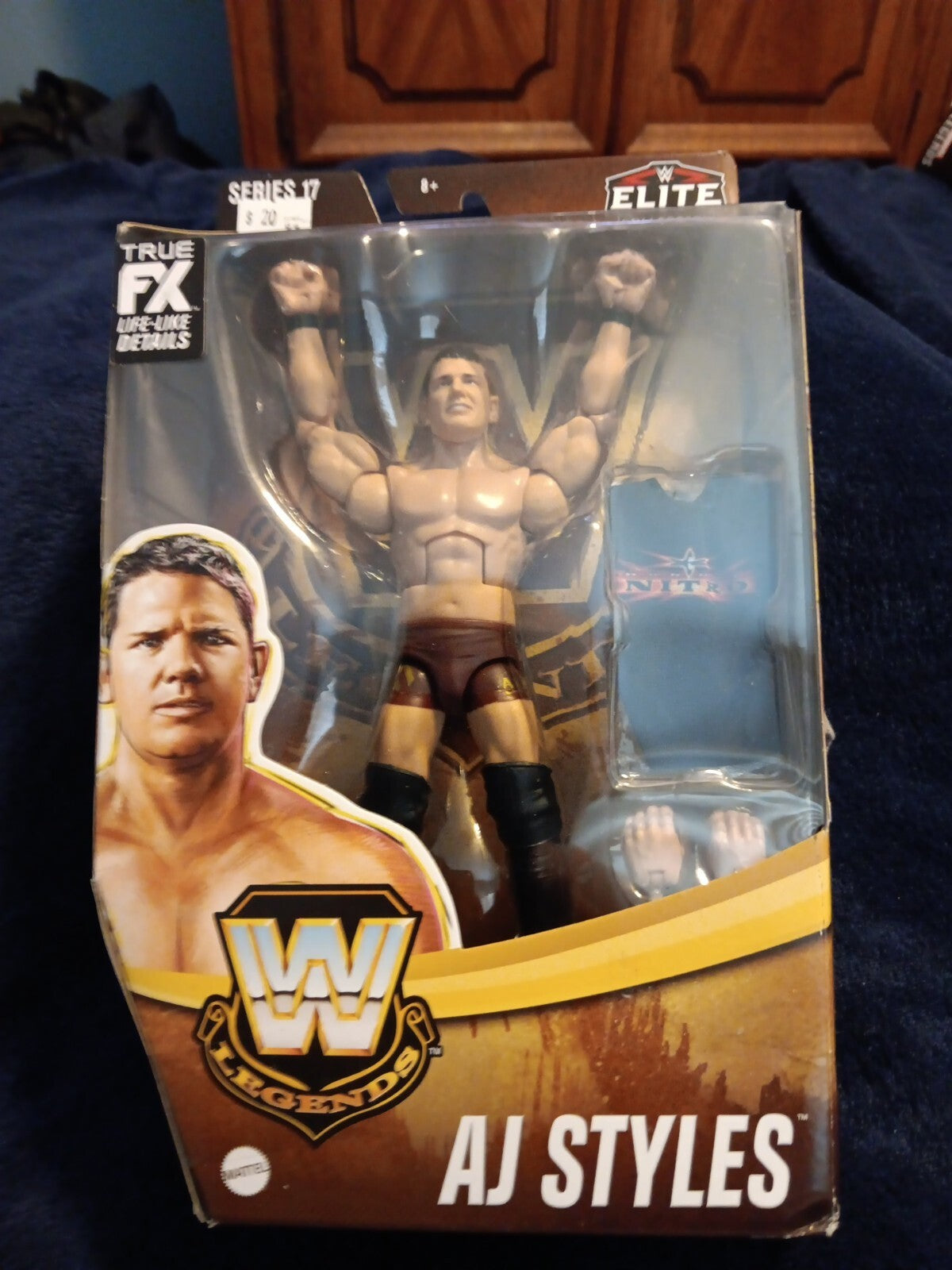 NEW - AJ Styles WWE Legends Elite Collection Action Figure Series 17 Mattel