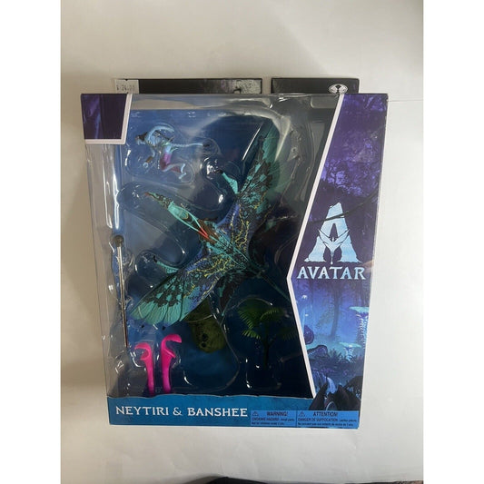 Disney Avatar World of Pandora Neytiri & Banshee Action Figure McFarlane Toys