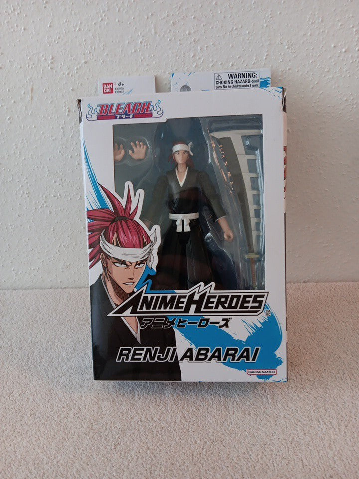 Anime Heroes Bleach Renji Abarai 6" Action Figure  Bandai Namco