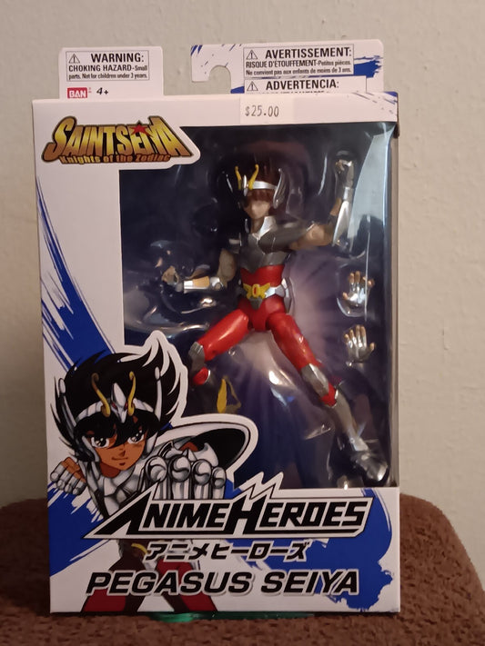 Bandai Anime Heroes Knights of the Zodiac Saint Seiya Pegasus Seiya Figure New