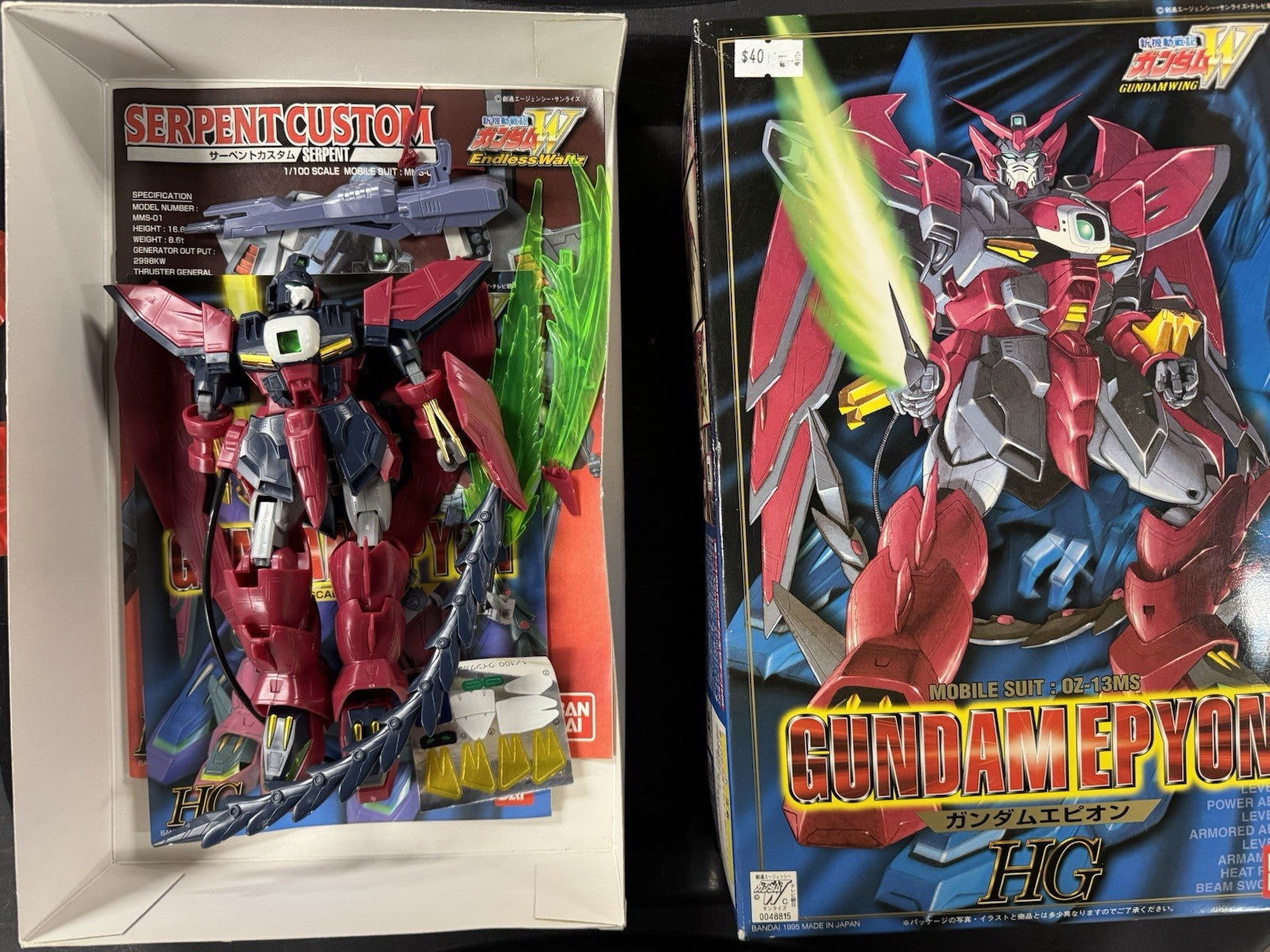 GUNDAM W EPYON HG 1:100 Model Kit Opened But New