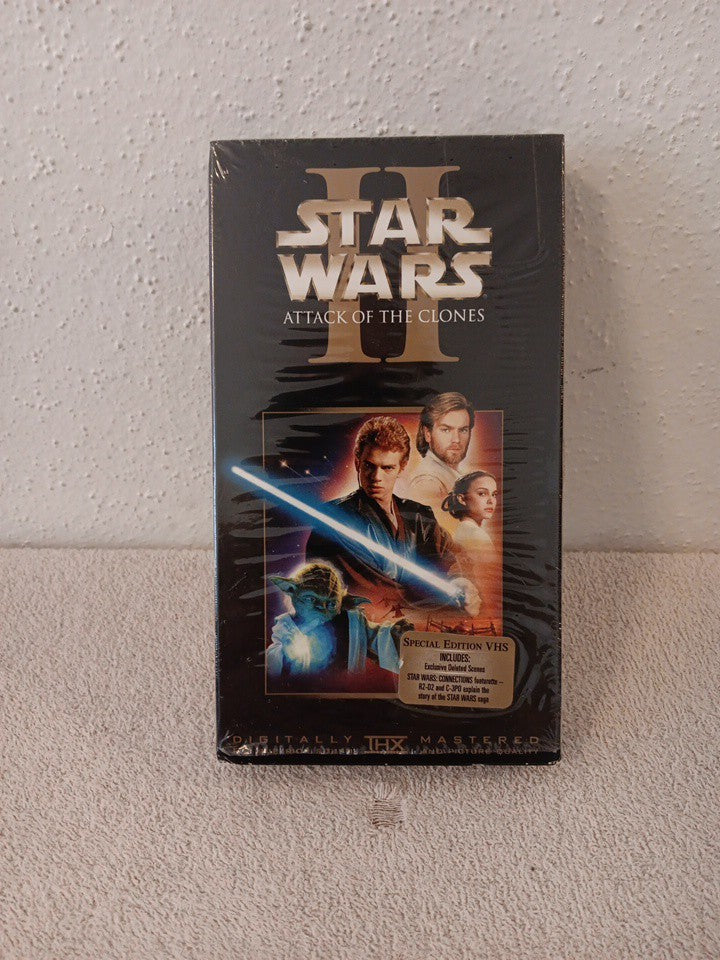 Star Wars Episode II Attack Of The Clones VHS 2000 THX Digitally Mastered 