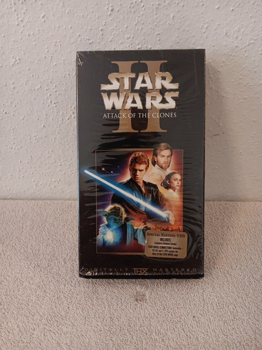 Star Wars Episode II Attack Of The Clones VHS 2000 THX Digitally Mastered 