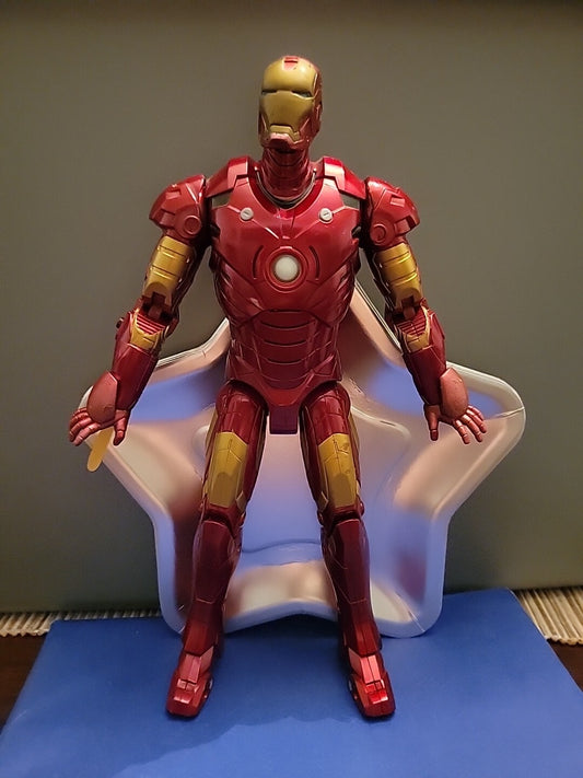 Repulsor Power Iron Man 12 13 Inch Action Figure Marvel Avengers Electronic 2007