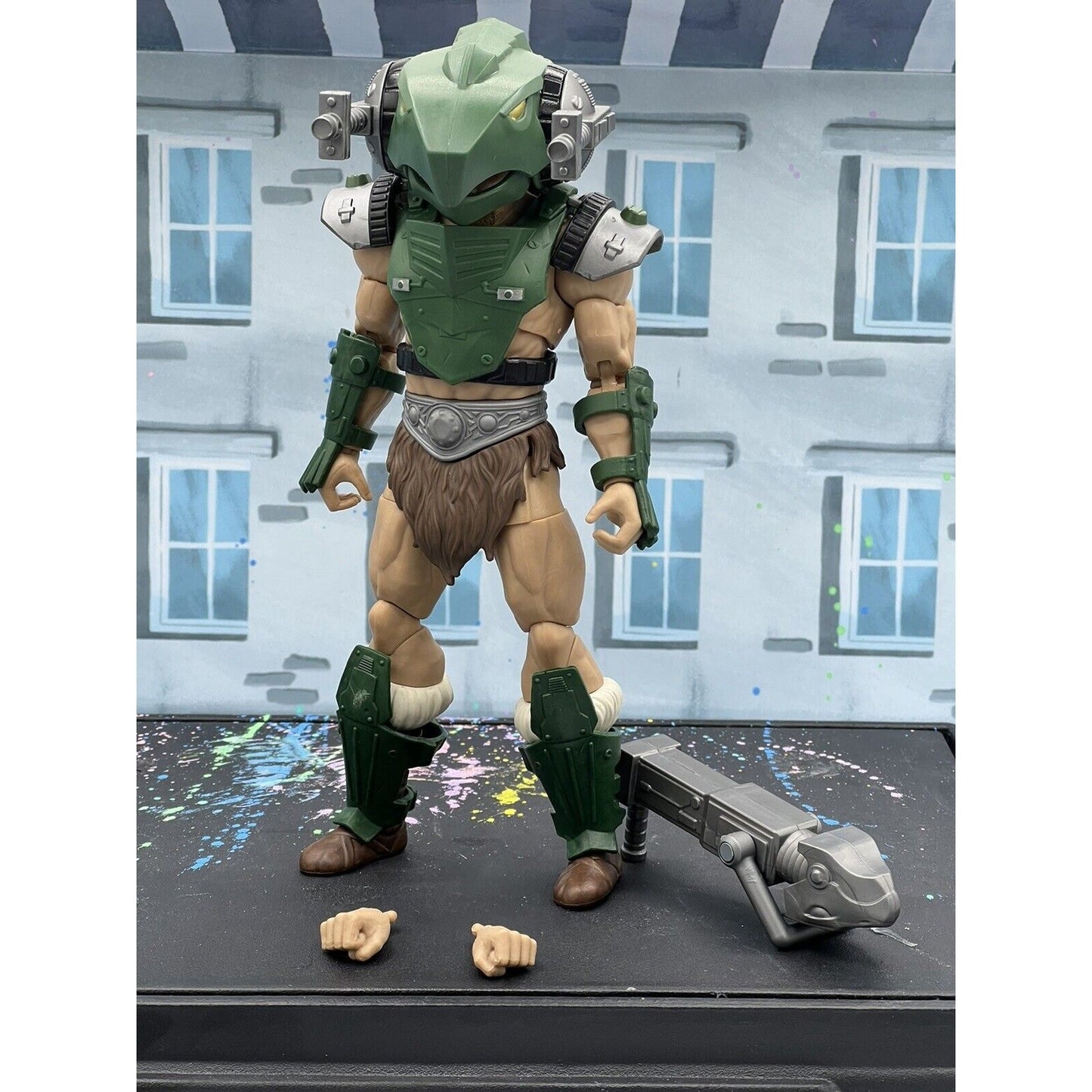 Custom Eagle Tank v2 MOTU Masterverse Vykron ONLY Figure Included
