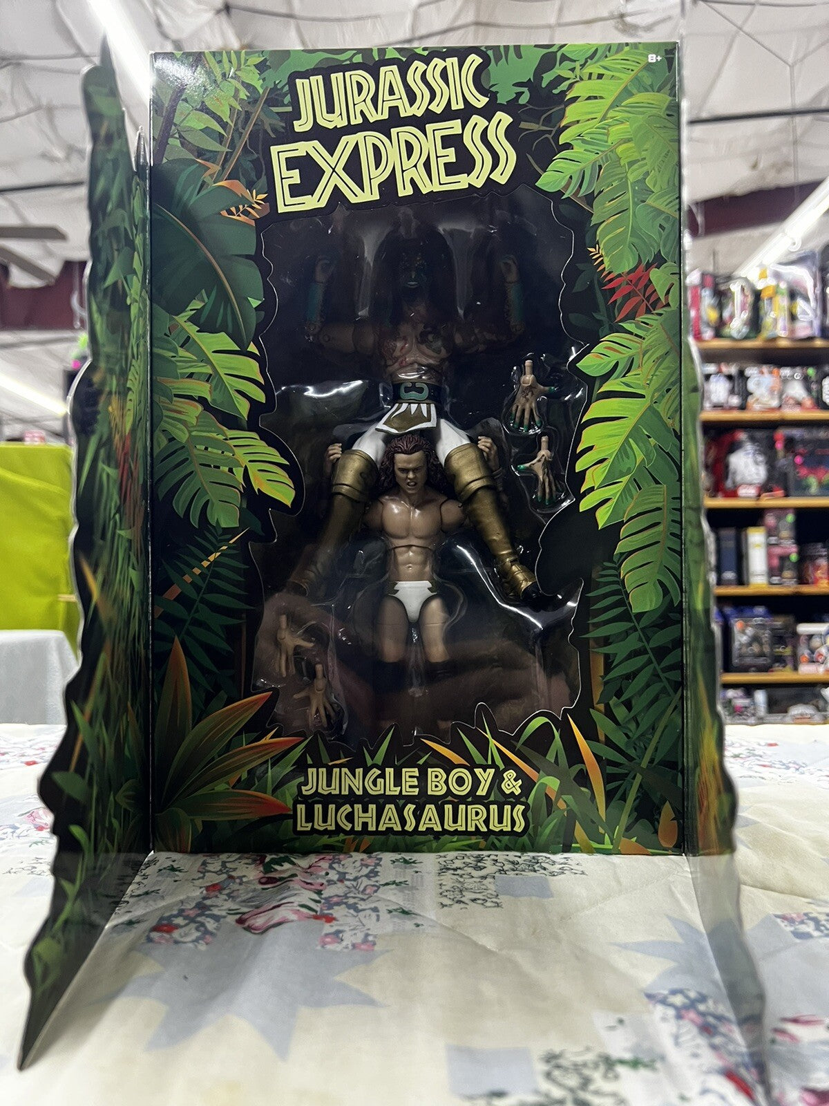 AEW - Jurassic Express-  Luchasaurus & Jungle Boy Ringside Exclusive - Chase NEW