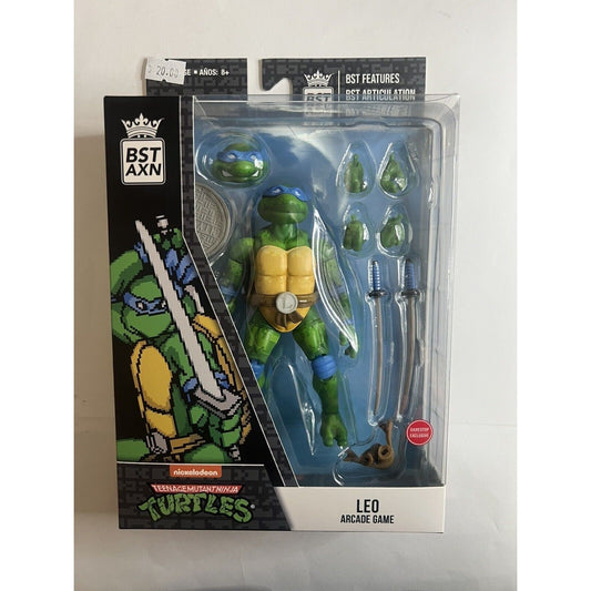 BST AXN TMNT Teenage Mutant Ninja Turtles Leo Leonardo Arcade Game Action Figure
