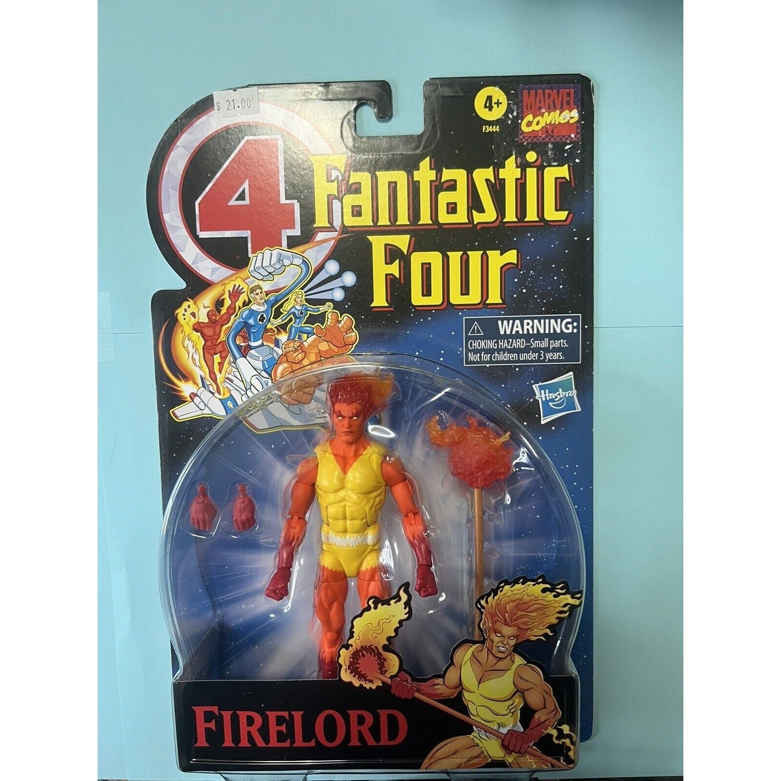 Marvel Legends Series Retro Fantastic Four FIRELORD 6" Action Figure Hasbro New