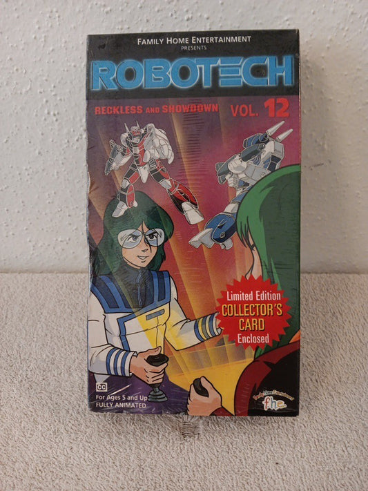 Robotech VHS Volume 12  Family Home Entertainment Reckless and Showdown