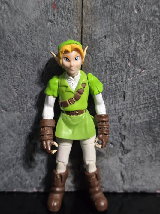 Legend of Zelda Ocarina of Time Link Video Game Super Stars Figure Toybiz 2000