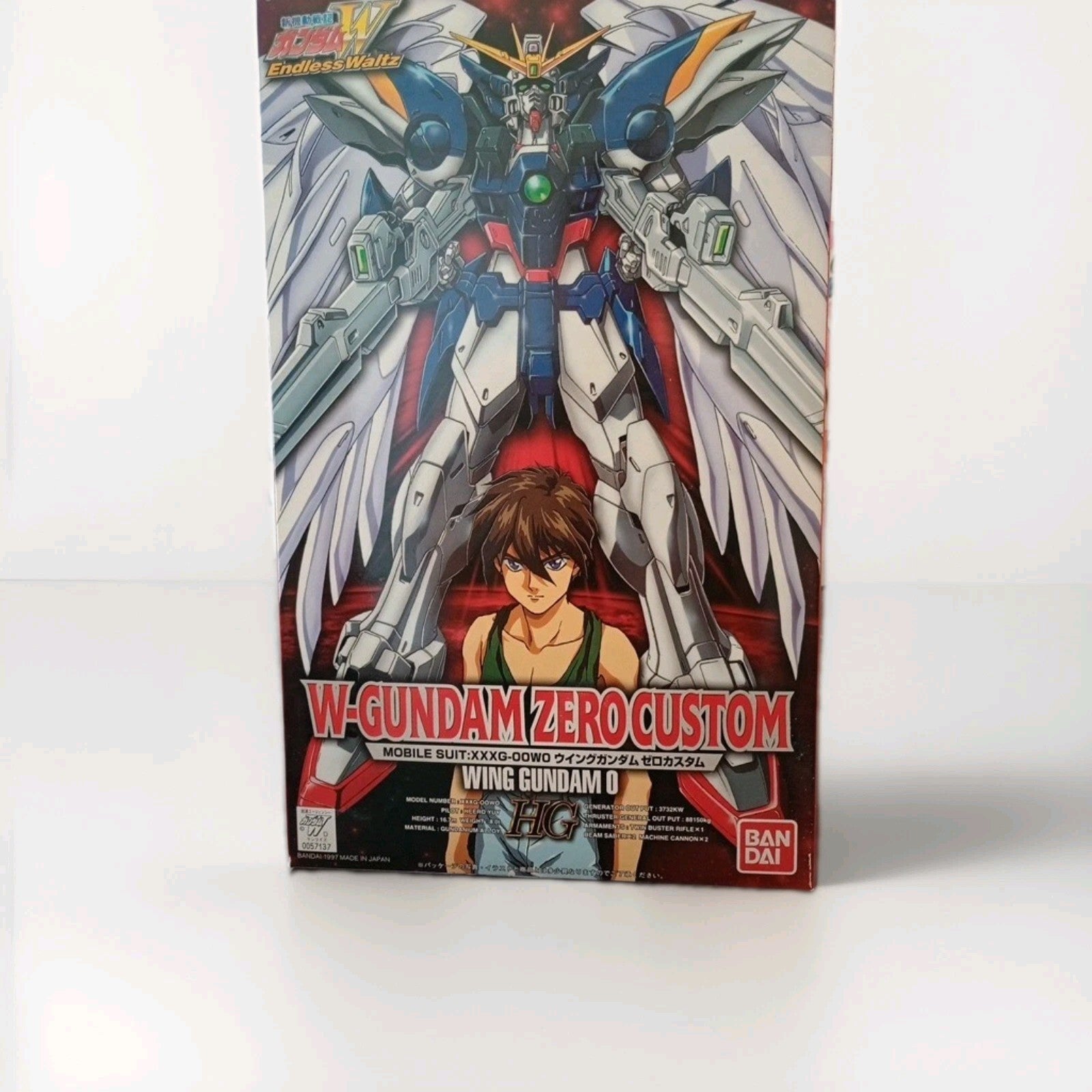 Gundam Model Kit W-Gundam Zero Custom Wing Gundam 0 Bandai 1/100 HG 