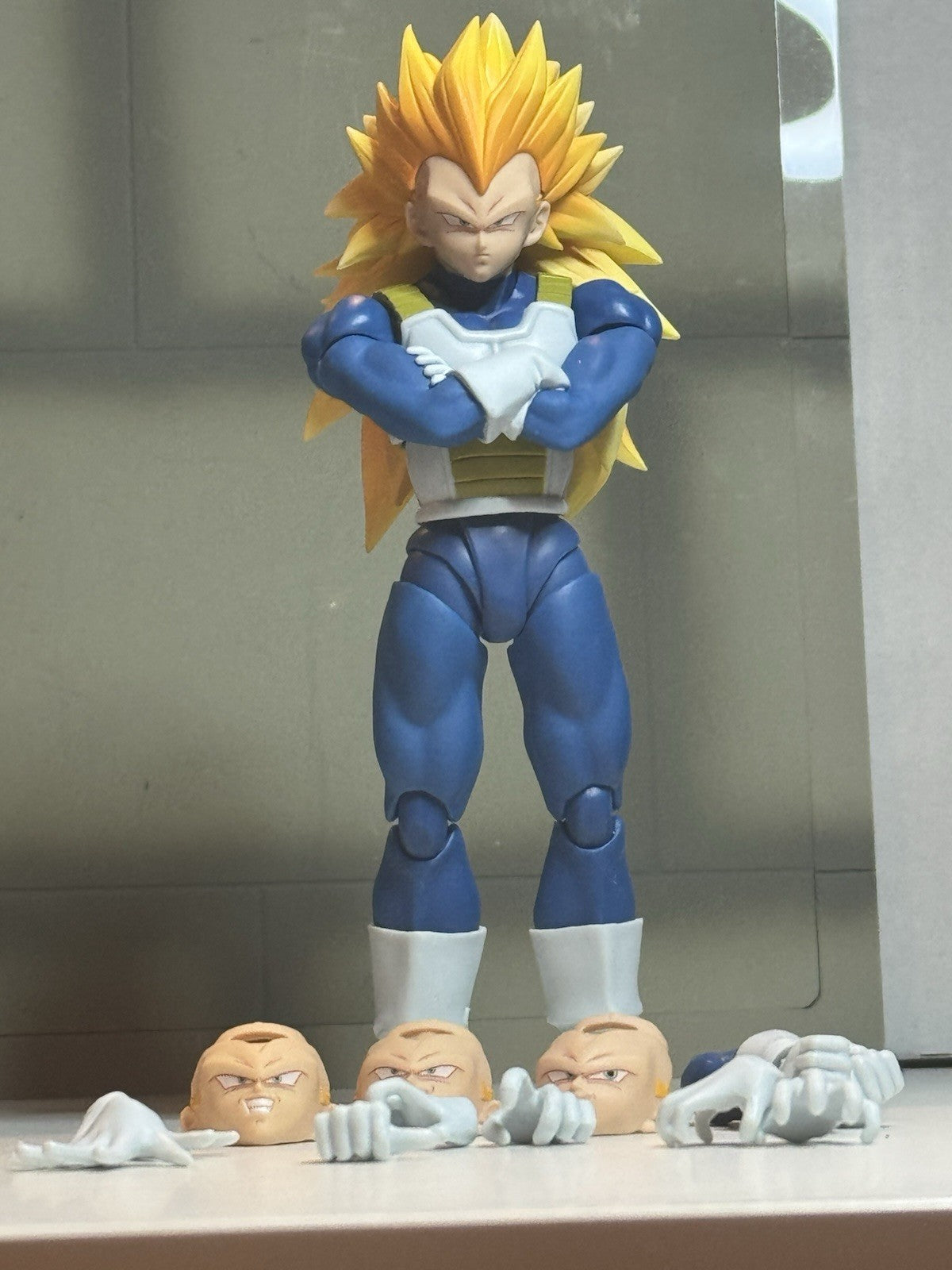 Custom Figuarts Ssj3 Vegeta w/ Kong Studios Head Figure Super Saiyan 3