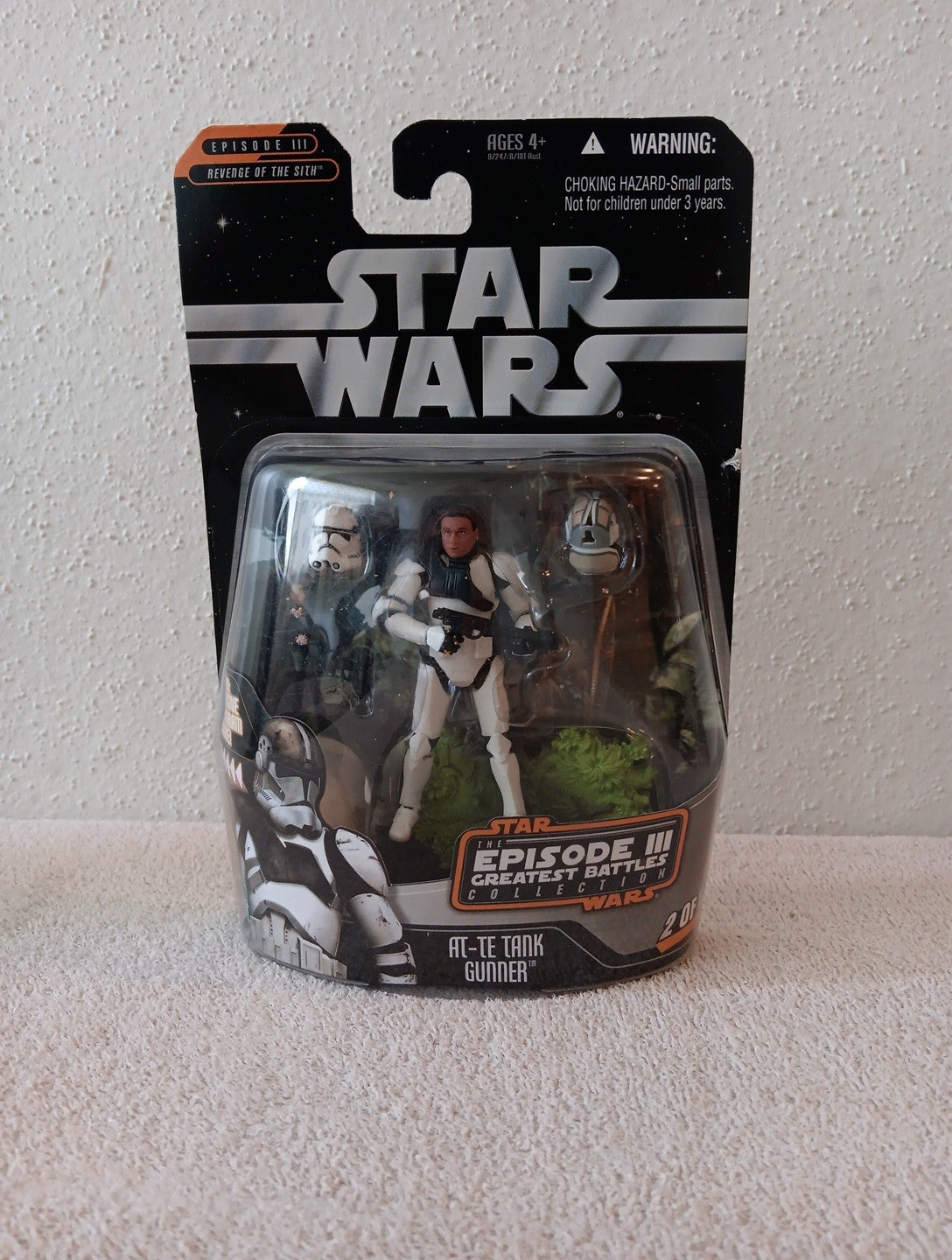 Star Wars Episode III Greatest Battles Collection AT-TE Tank Gunner Figure Hasbr