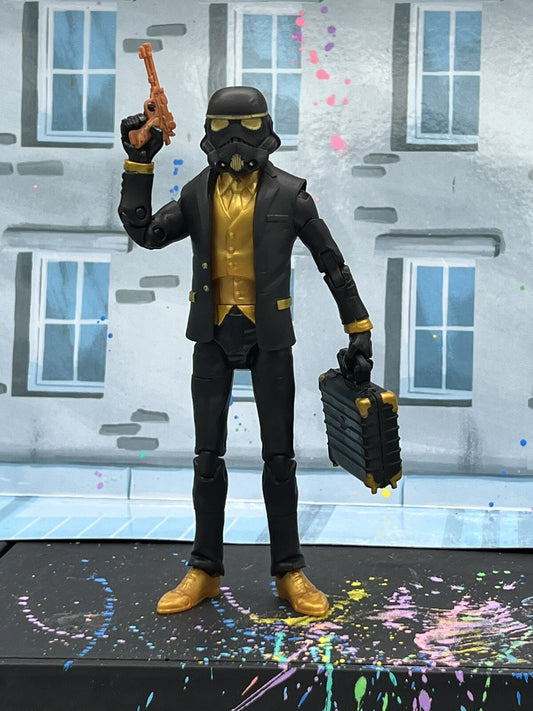 Custom Agent Imperial Stormtrooper (Black) Star Wars Mandalorian Black Series