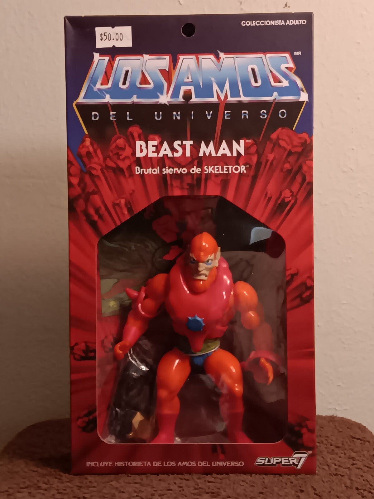 Super 7 Los Amos Del Universe MOTU Beast Man