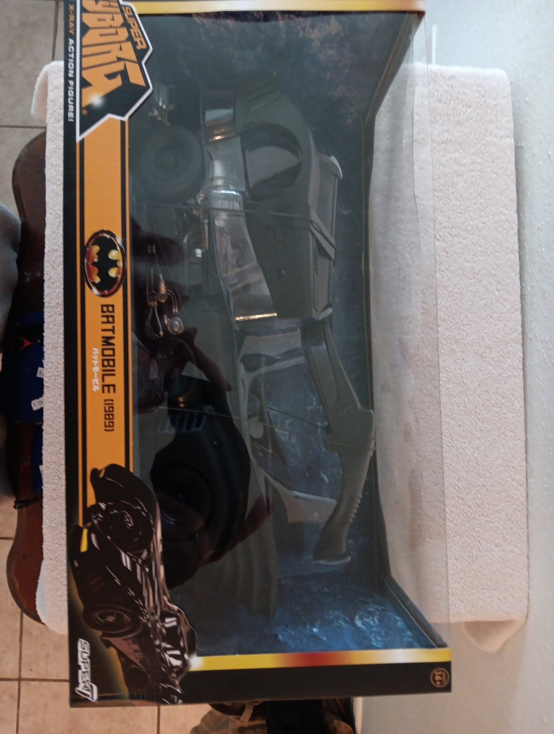 Super7 Super Cyborg Batman Batmobile 1989  X Ray Action Figure Vehicle NIB