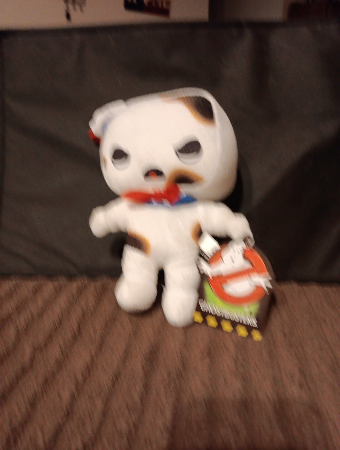 Ghostbusters Toasted Stay Puff On Fire Marshmallow Stuffed Toy 10 Inches_211ST