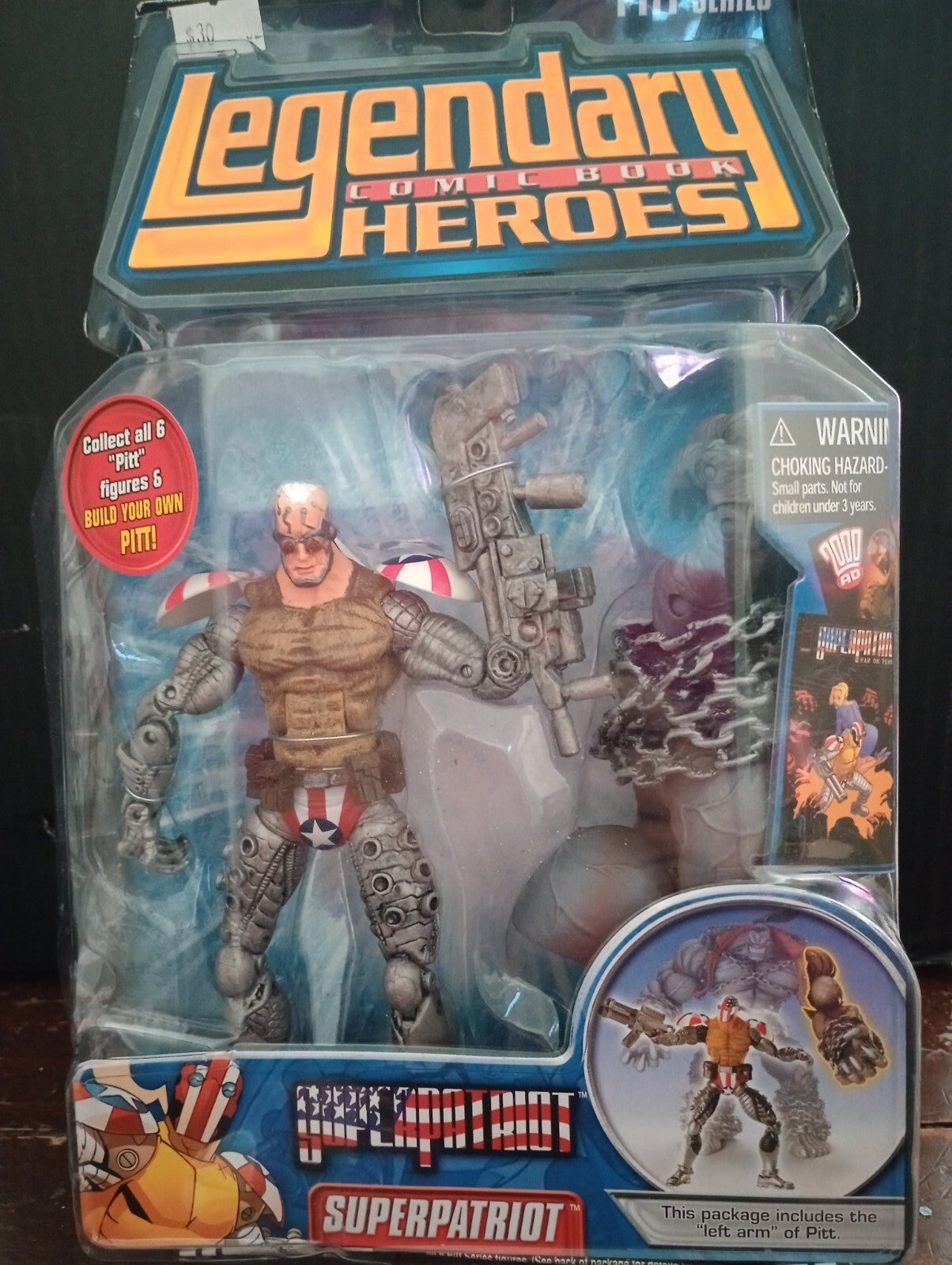 Legendary Comic Book Heroes Super Patriot Unmasked Variant