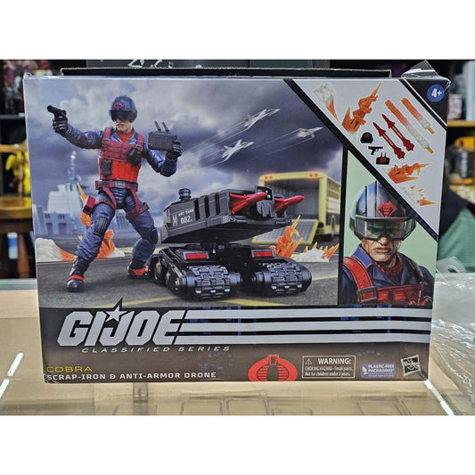 G.I. Joe Classified SCRAP IRON and Anit Armor Drone 6" Action Figure