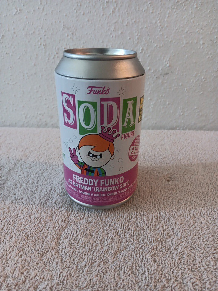 NEW Funko Soda Freddy Funko As Batman (Rainbow Suit) Camp FunDays LE2700