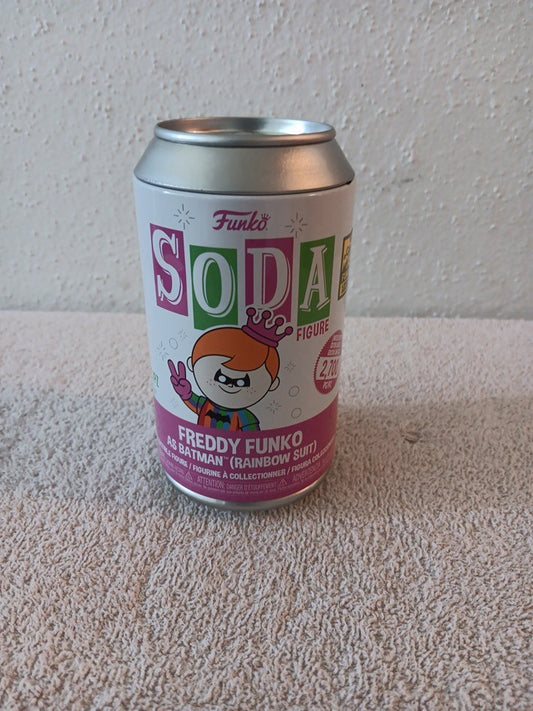 NEW Funko Soda Freddy Funko As Batman (Rainbow Suit) Camp FunDays LE2700