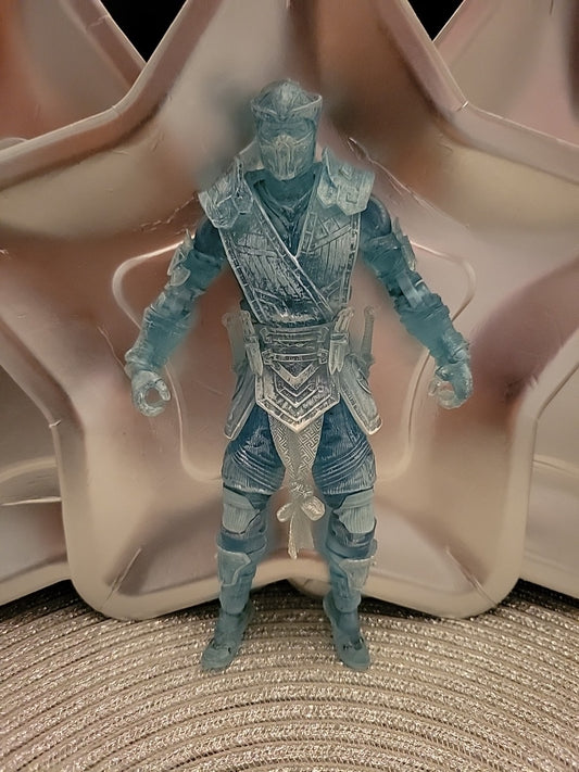 Mortal Kombat  7" Sub Zero FROZEN Ice Clone McFarlane Toys