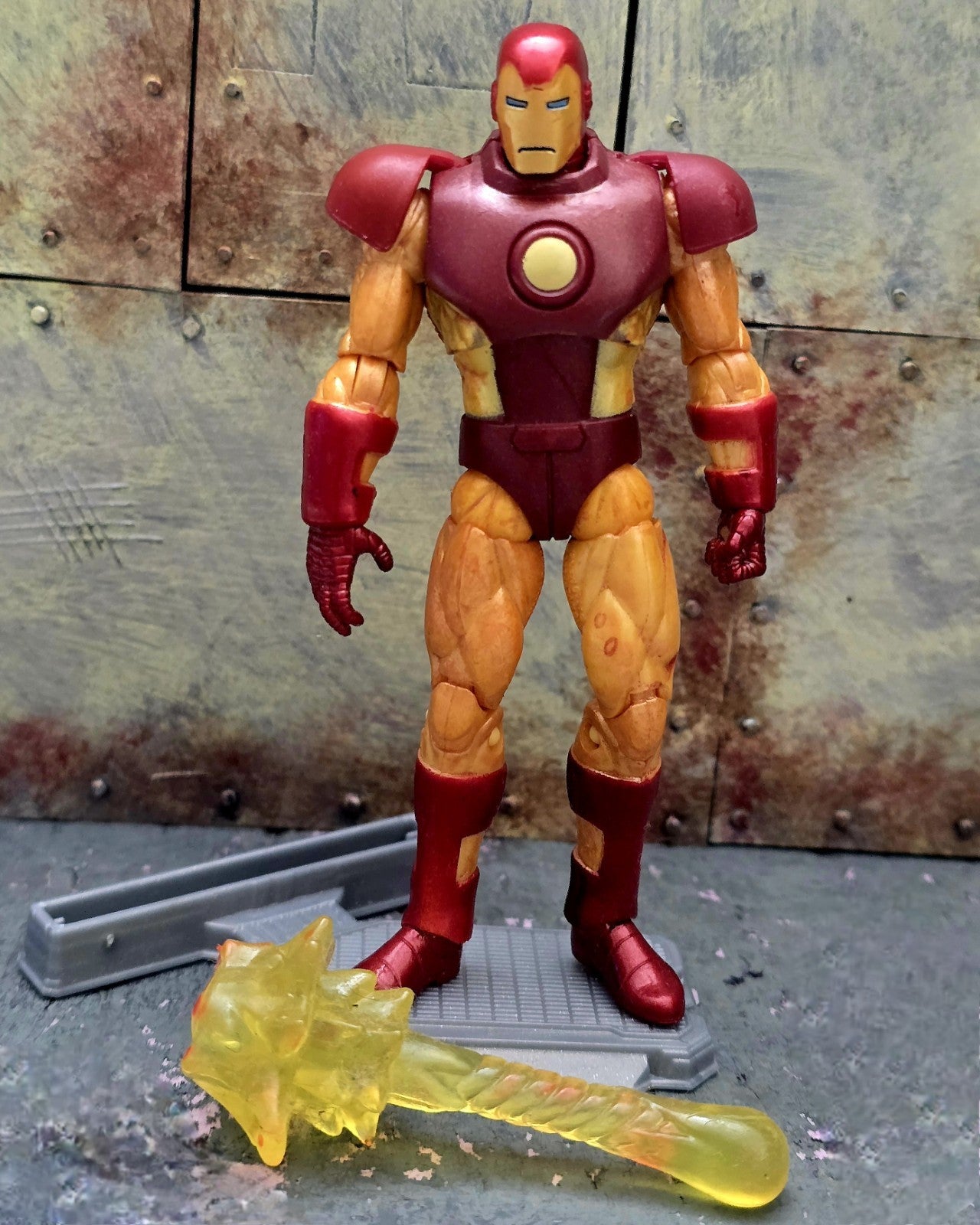 'Snap-On Repulsor Blast' Iron Man 2 Series 3.75" Figure 2010 #30 Hasbro Marvel