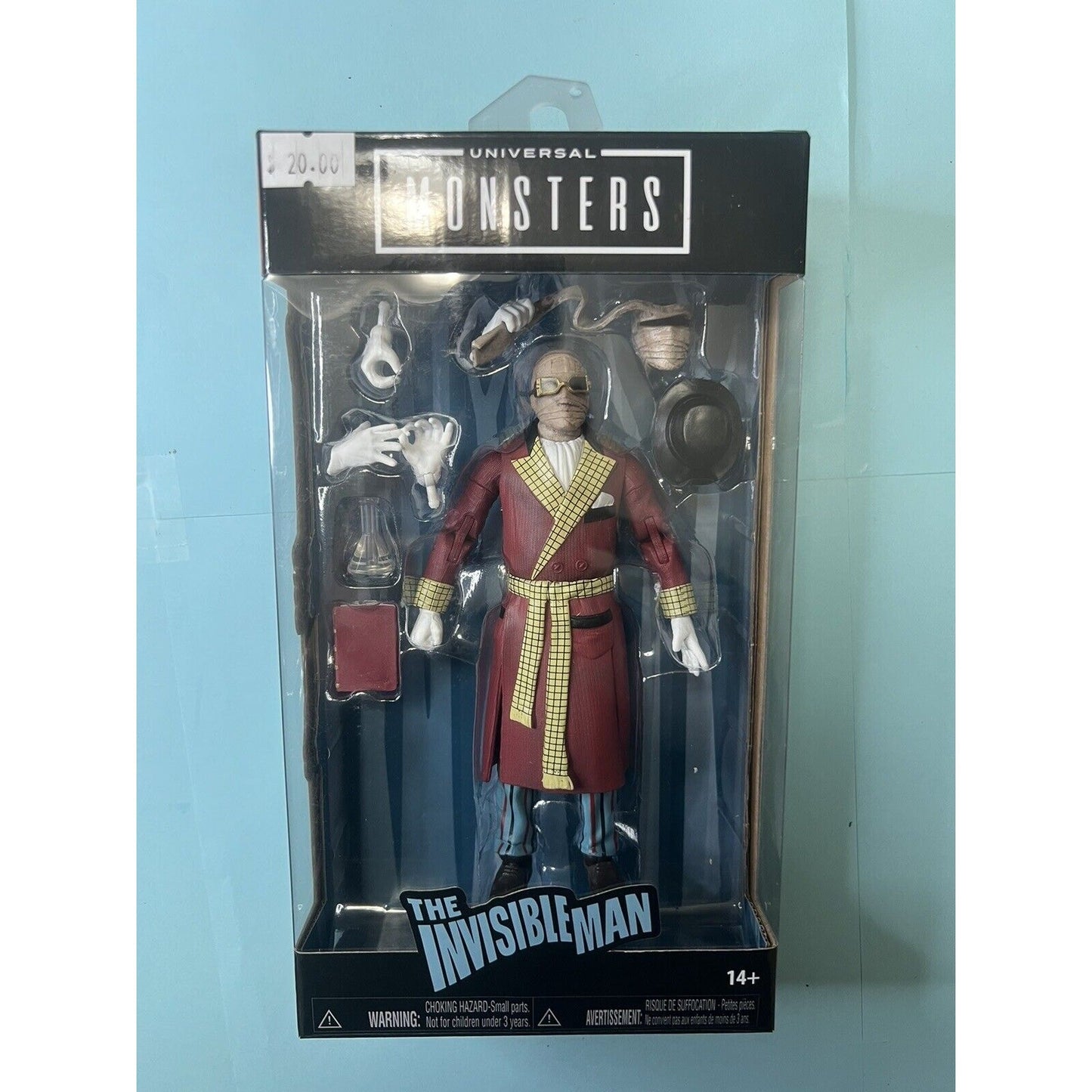 Jada Toys The Invisible Man 6" Universal Monster Action Figure