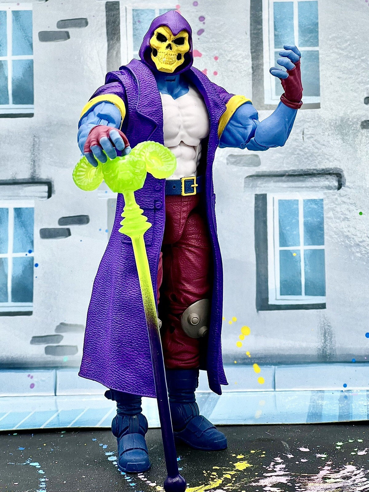 Custom Pimp Daddy Skeletor Motu classics Ultimates Masterverse Revelations