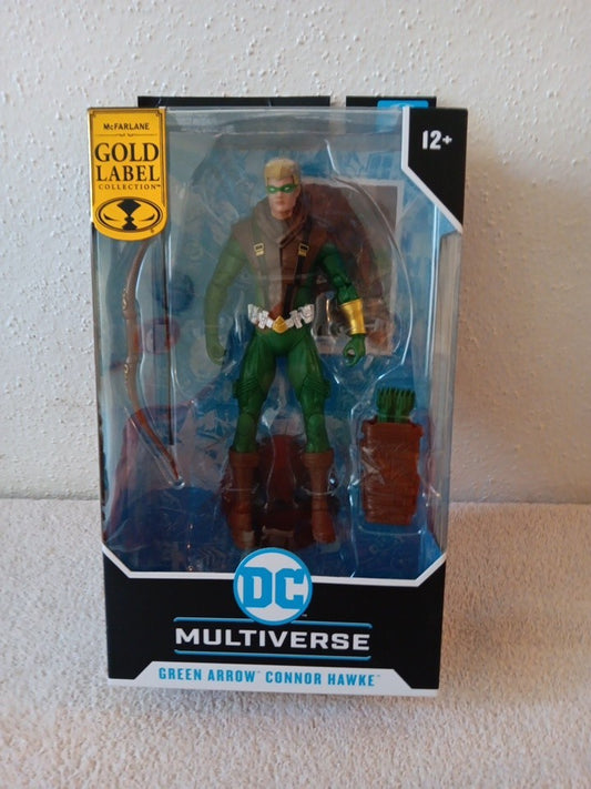 DC Multiverse McFarlane Toys 7” Green Arrow Connor Hawke Figure Gold Label