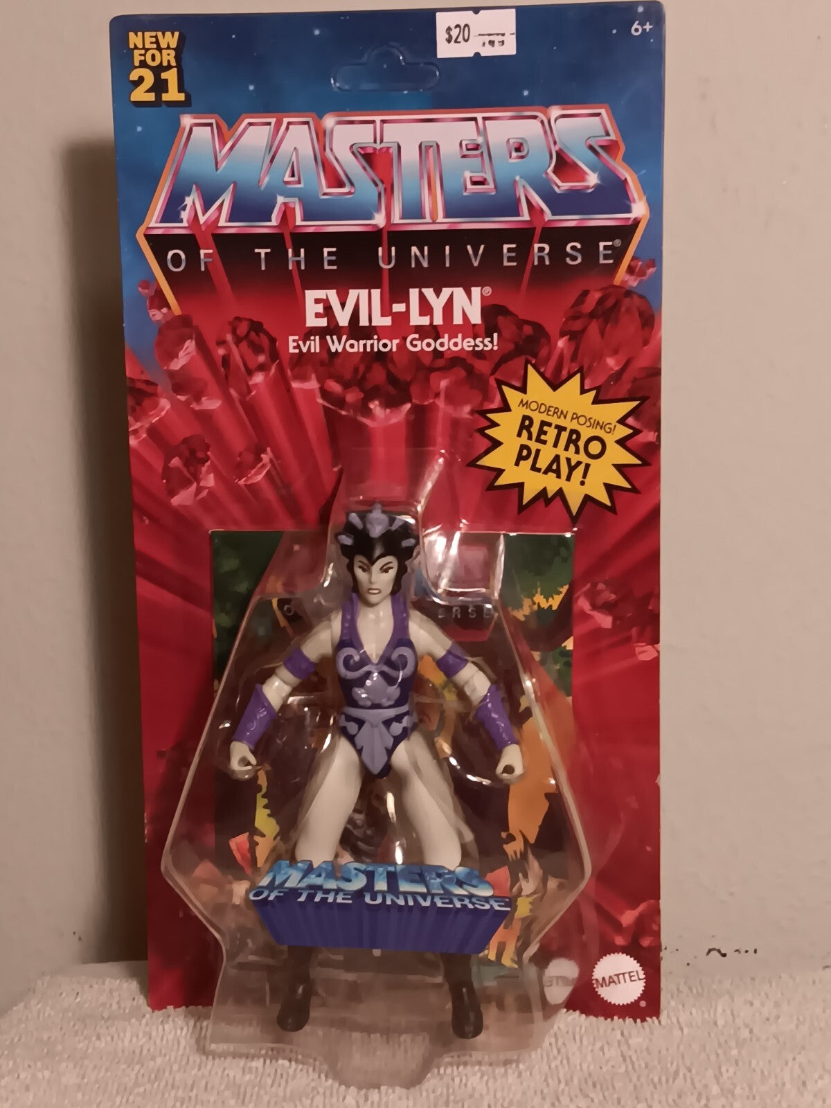 Masters of the Universe Origins EVIL-LYN Sealed Retro Action Figure MOTU