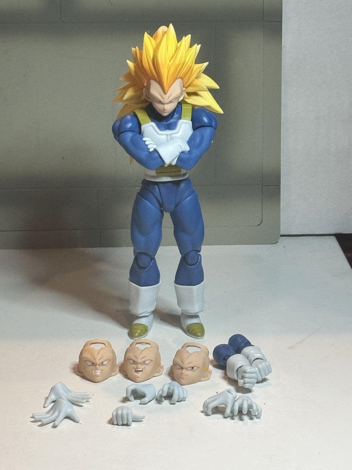 Custom Figuarts Ssj3 Vegeta w/ Kong Studios Head Figure Super Saiyan 3