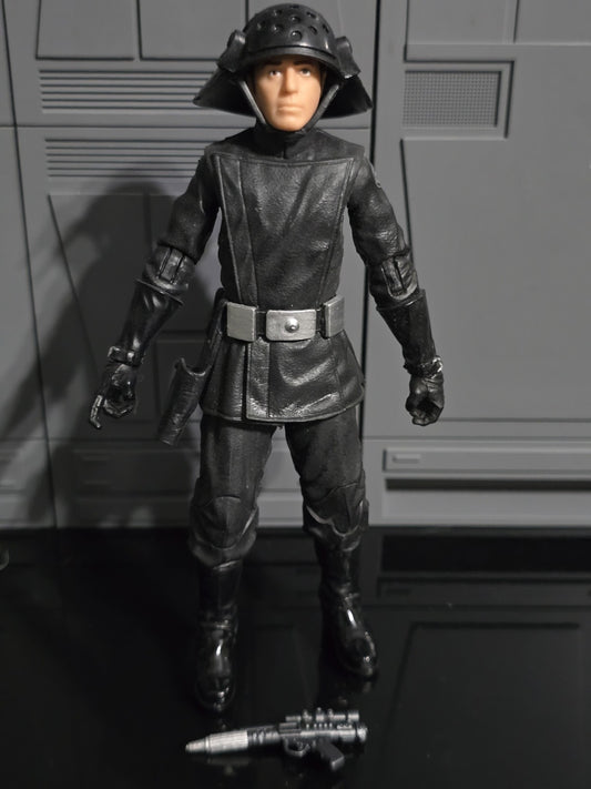 STAR WARS  40TH BLACK SERIES DEATH SQUAD COMMANDER 6 IN. LOOSE COMPLETE
