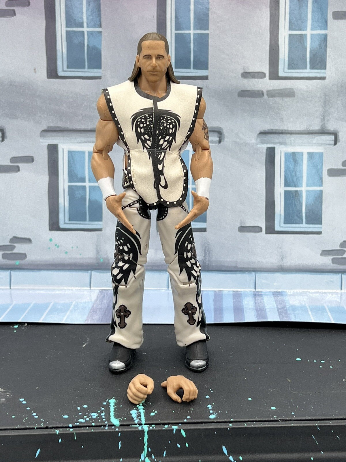 Shawn Micheals WWE Elite Wrestlemania 38 Figure Vince McMahon Baf Series