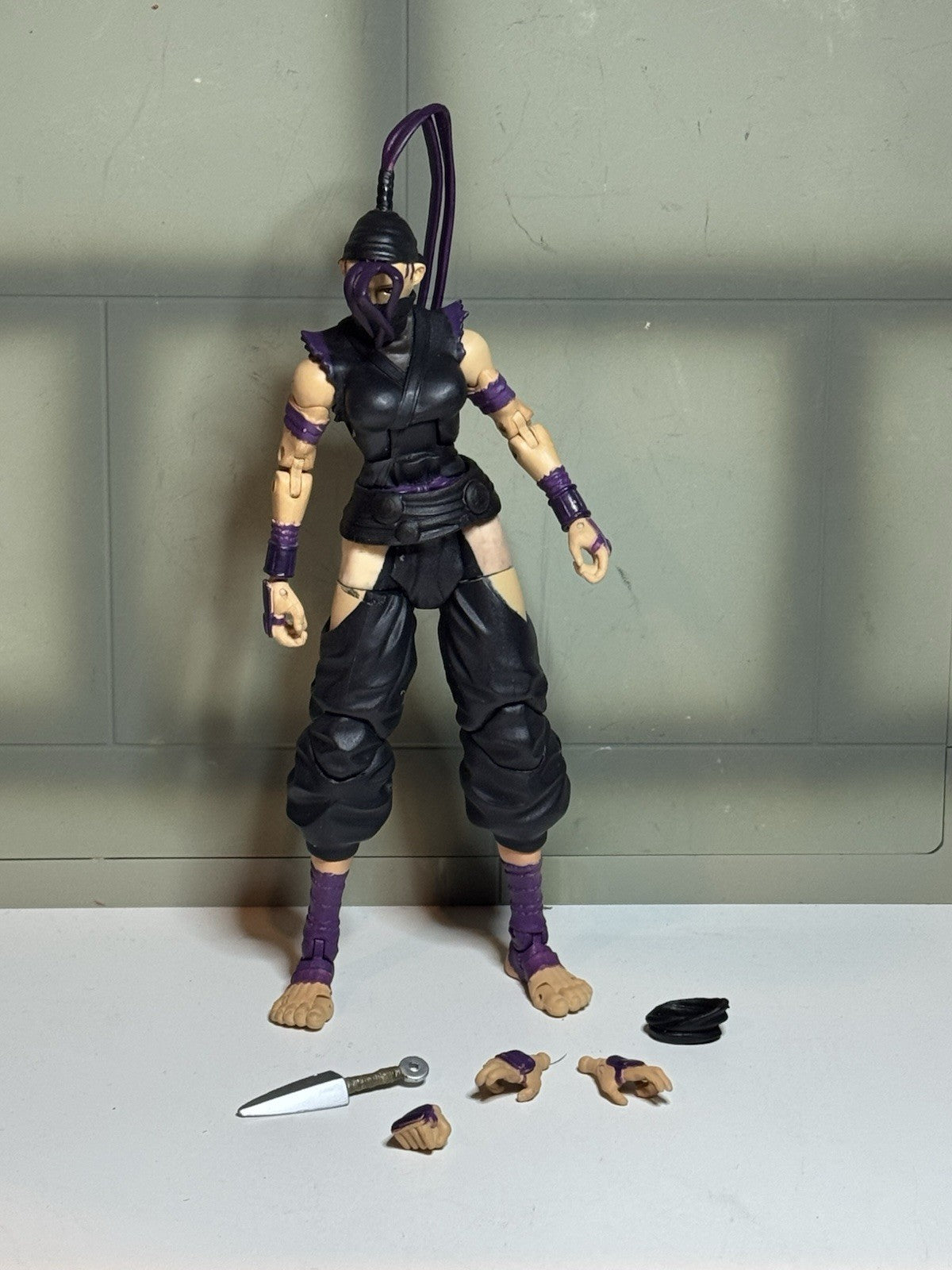 STREET FIGHTER Black Variant IBUKI SOTA Toys *REPAIRED*