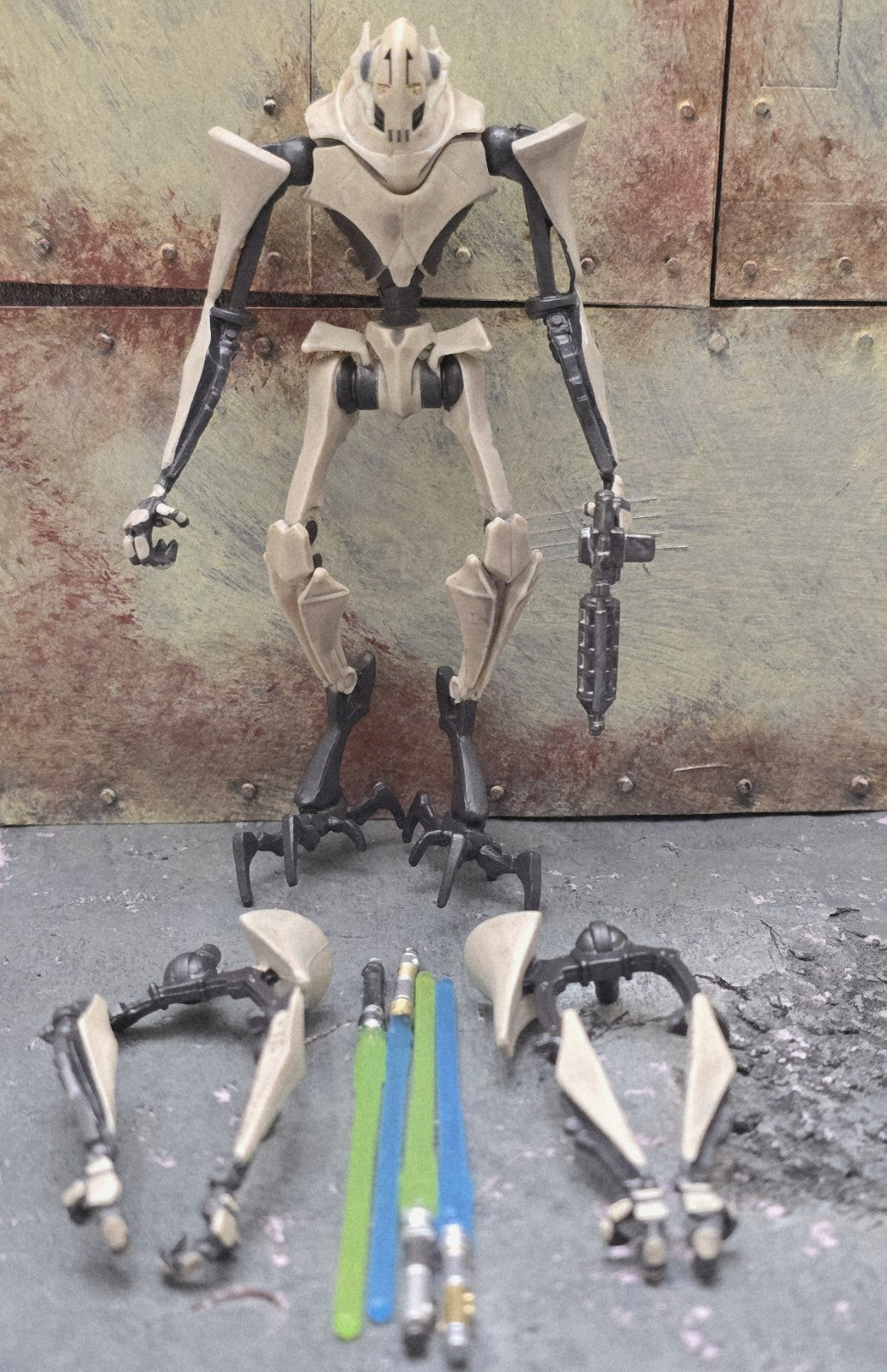 STAR WARS CLONE WARS GENERAL GRIEVOUS 3.75 Loose
