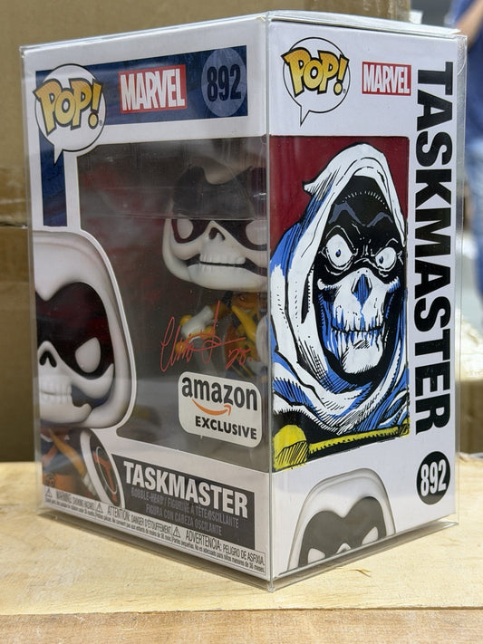 Remarked Chris Foreman Original Art 1/1 TASKMASTER Funko Pop #892 Exclusive