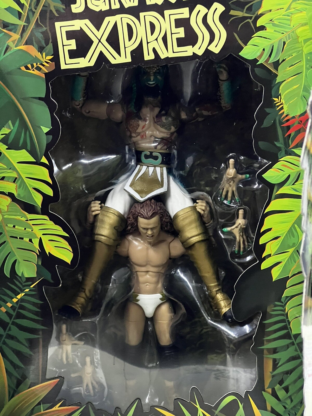 AEW - Jurassic Express-  Luchasaurus & Jungle Boy Ringside Exclusive - Chase NEW