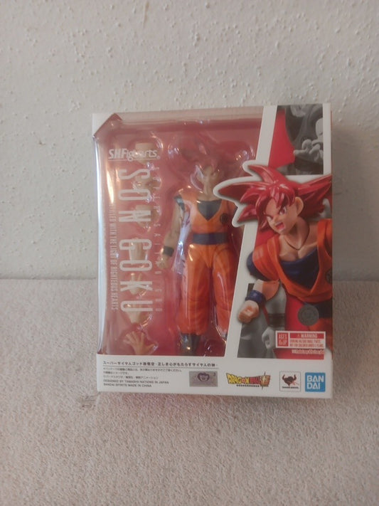 Bandai S.H.Figuarts Dragon Ball Super Super Saiyan God Goku 6" Figure 