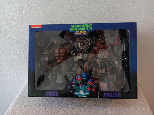 NECA Teenage Mutant Ninja Turtle Tokka and Rahzar Figures