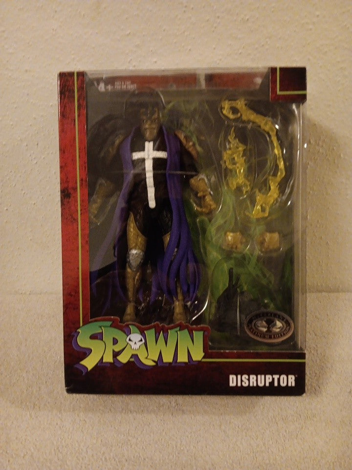 Disruptor 7” McFarlane Platinum Edition Spawn Wave 6 Purple Variant New