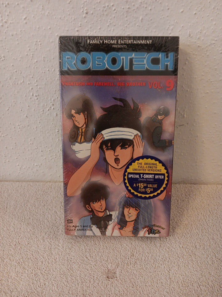 Robotech VHS Volume 9 Phantasm And Farewell,Big Brother FHE