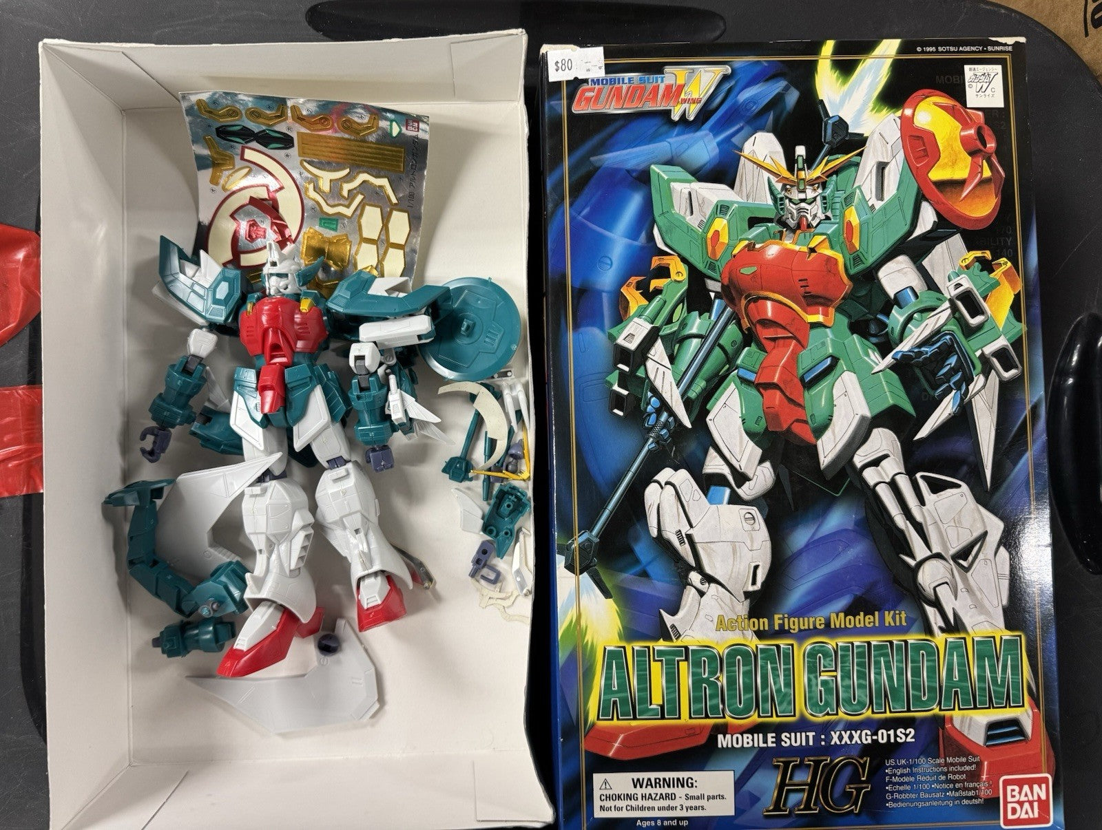 BANDAI HG 1/100 XXXG-01S2 ALTRON GUNDAM Plastic Model Kit Gundam W Mobile Suit