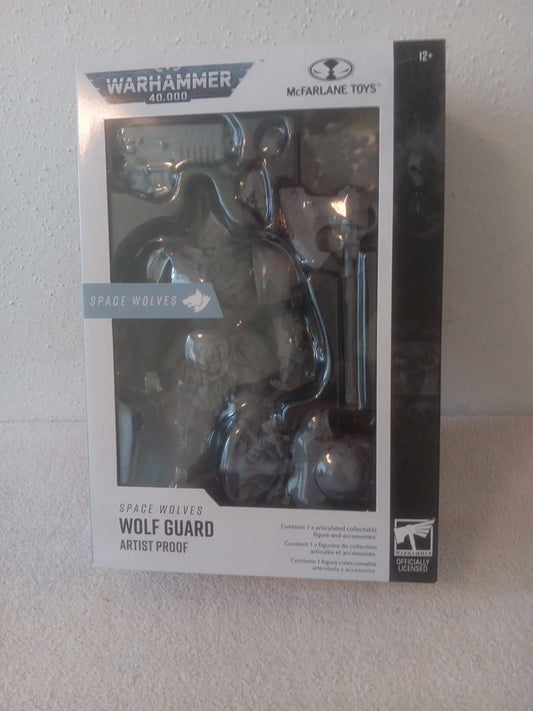 Warhammer 40,000 7 in. Action Figure Wave 7 Space Wolves Wolf Guard Artist Proof