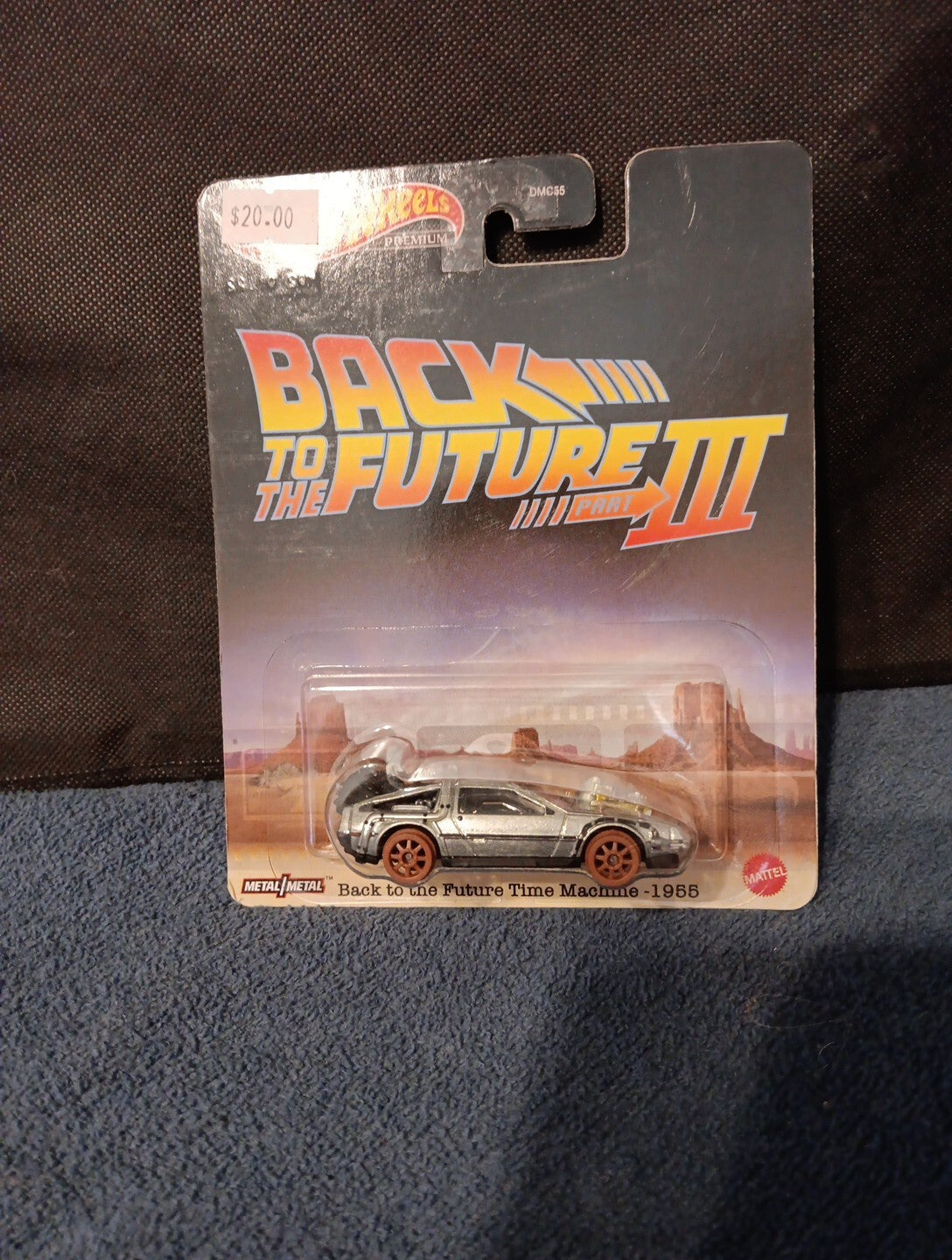 NEW Hot Wheels HCP22 Back to the Future Part III TIME MACHINE 1955 1:64 Die-Cast