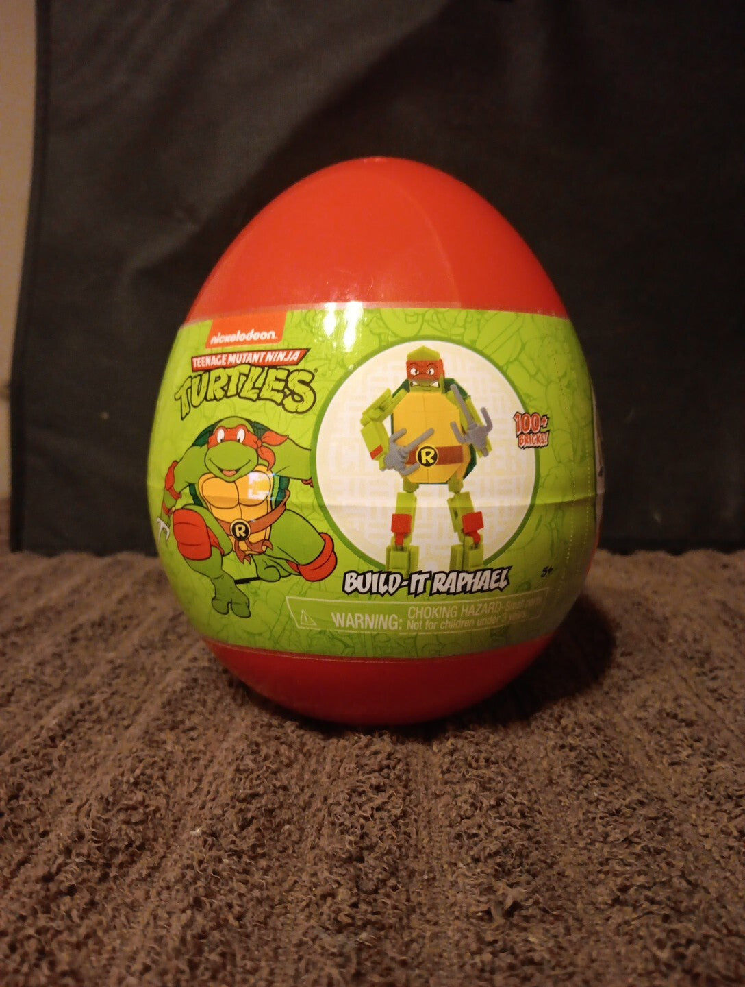 TMNT RAPHAEL Teenage Mutant Ninja Turtles Nickelodeon Kid’s Build-It Set- NEW