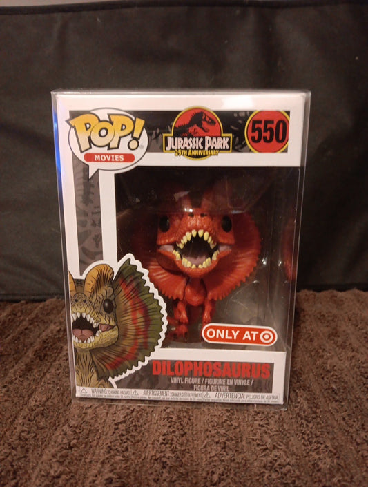 Funko POP! Movies: Jurassic Park - Red Dilophosaurus (Target) #550