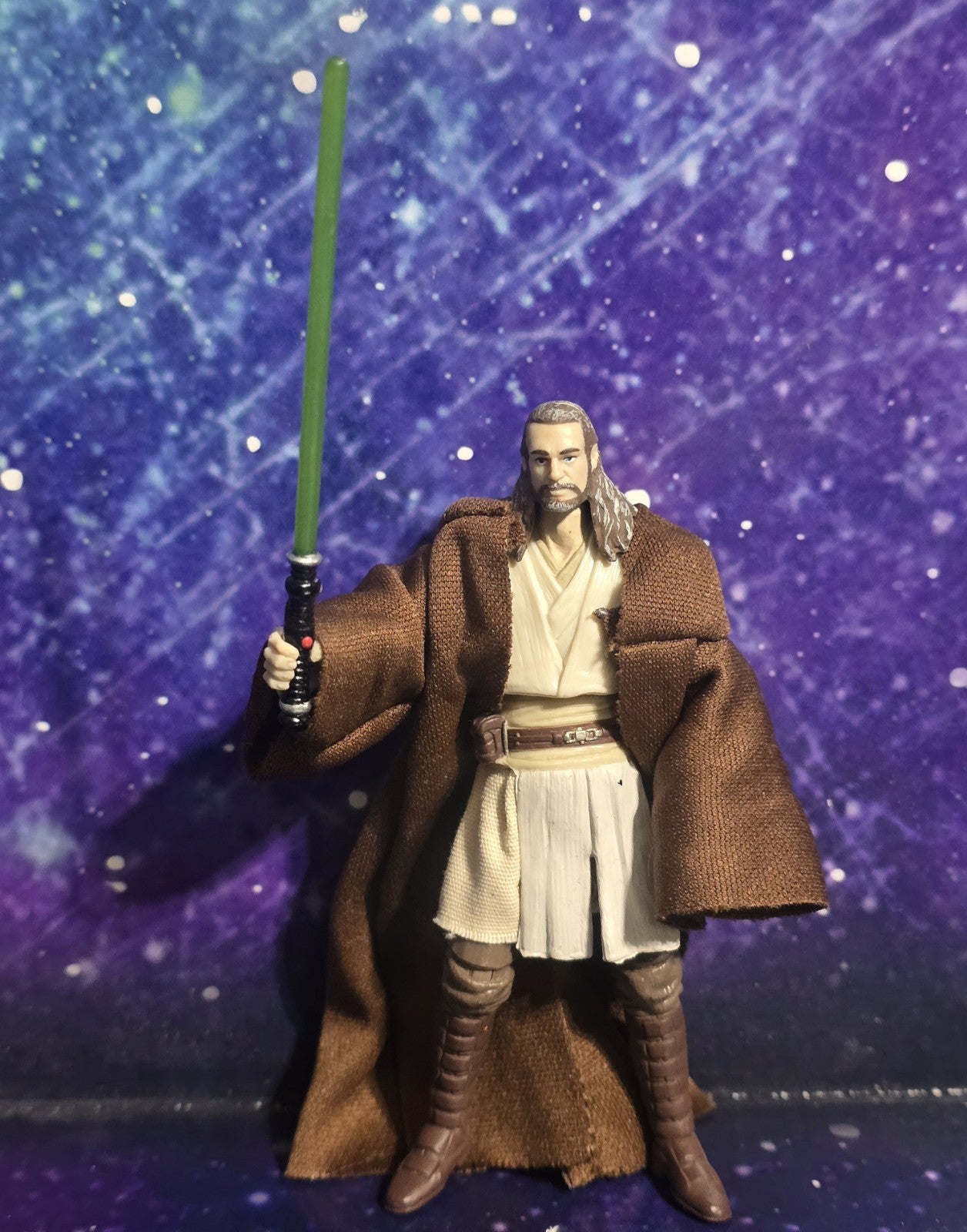 Star Wars 3.75" Vintage Collection VC75 Jedi master Qui-Gon Jinn Loose 