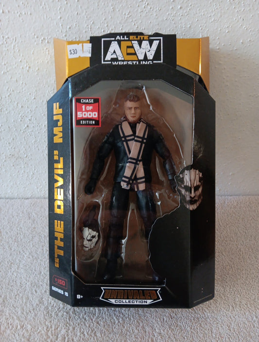 The Devil MJF AEW Unrivaled Series 15 Action Figure New Chase 1 Of 5000 Jazwares