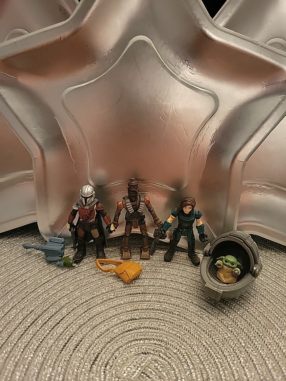 STAR WARS MISSION FLEET Mandalorian The Child IG11 Cara Dune Lot